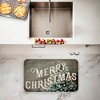 Stupell Industries Vintage Merry Christmas Greeting Printed Anti-Fatigue Floor Mat, design by Kim Allen, 30"x18" - 4 of 4
