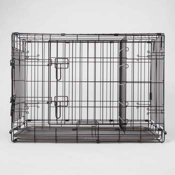 Wire Collapsible Dog Crate - Xs/s - Black - Boots & Barkley™ : Target