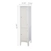 NicBex Narrow Freestanding Bathroom Cabinet,Storage Cabinet with Adjustable Shelves,Tall Linen Tower with Drawer/Doors for Bathroom,Living Room - 3 of 4