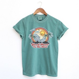 Simply Sage Market Women's Good Daze On My Mind Short Sleeve Graphic Tee - 1 of 2