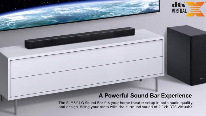LG SLM5Y 2.1 Channel 400W High Res Audio Soundbar with DTS Virtual:X, 2 of 15, play video
