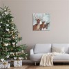 Stupell Industries Winter Reindeer Holiday Landscape Canvas Wall Art - 2 of 4