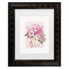 Trademark Fine Art Lisa Audit Obviously Pink 09 Matted Framed Art - 2 of 4