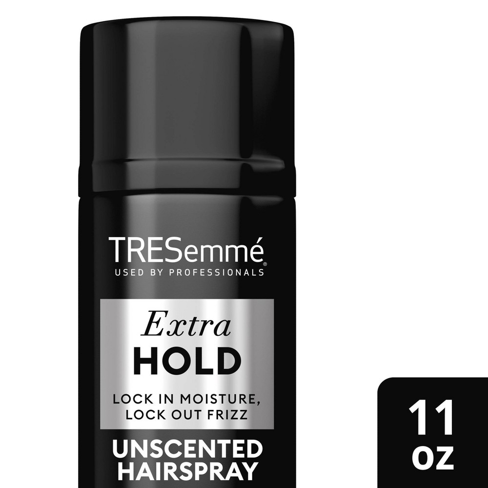 Photos - Hair Styling Product TRESemme Extra Hold Unscented Hairspray for 24-Hour Frizz Control - 11oz 