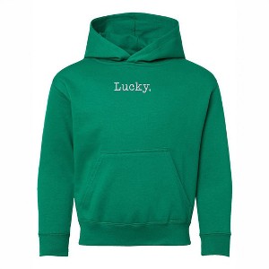 The Juniper Shop Embroidered Lucky Typewriter Youth Graphic Hoodie - 1 of 3