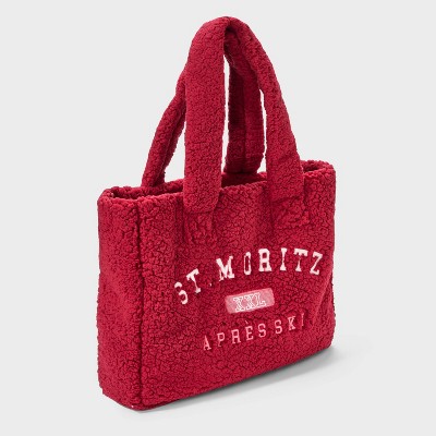 Girls' "St. Moritz" Tote Bag - Red - image 2