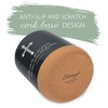 Elanze Designs We Will Serve Black X-Large Cork Bottom, Kitchen Counter, Ceramic Stoneware, Coffee, Tea and Hot Chocolate, Machine Brewing, K Capsule - 3 of 4