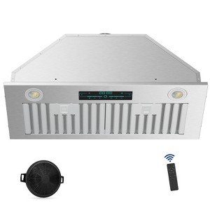 Tylza 30 in. 1000 CFM Convertible Ductless Insert Range Hood  with Gesture Sensing, Remote Control - 1 of 4