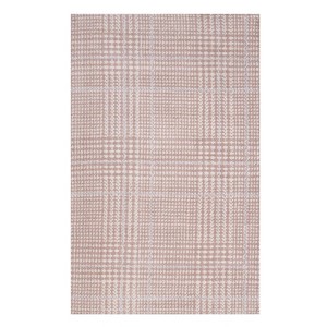 Modway Kaja Abstract Plaid 5x8 Area Rug – Contemporary Modern Low-Pile Rug with Soft Texture and Unique Geometric Design - 1 of 4