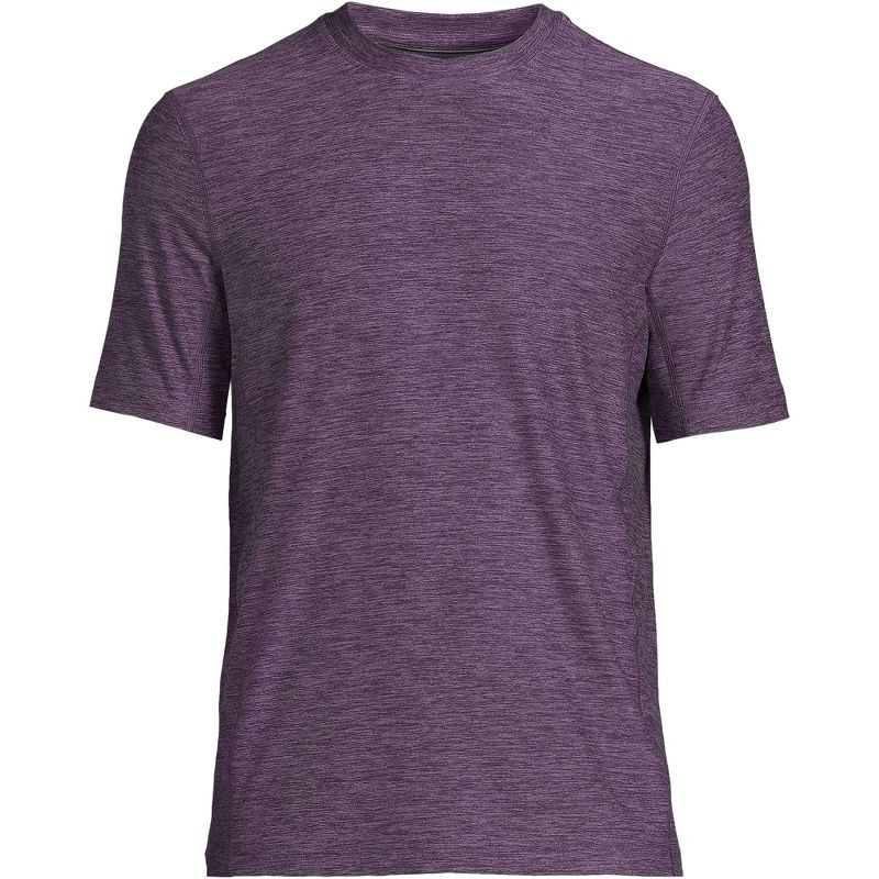Lands' End Men's Short Sleeve Performance Hybrid T-Shirt, 2 of 4