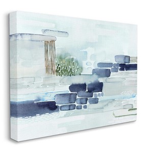 Stupell Industries Modern Abstract Coastal Landscape Organic Blocks - 1 of 4