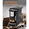 Super-Automatic Espresso Machine with Grinder, 20 Bar Pressure, Touchscreen Coffee Maker, 1.5L Removable Water Tank, One-Touch Cappuccino, Black - 2 of 4