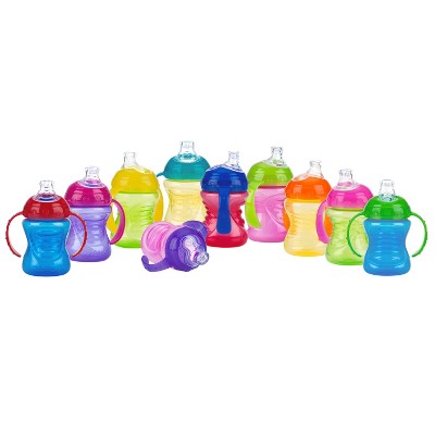 Nuby Bin Cup Super Spout Trainer- 8oz - (Colors May Vary)