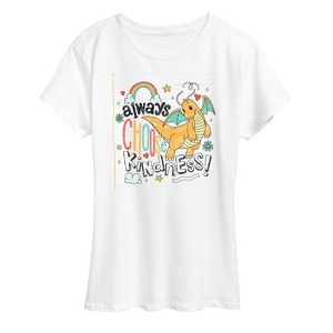Women's - Pokémon - Dragonite Always Choose Kindness Short Sleeve Graphic T-Shirt - 1 of 4