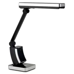 16" 13W HD Slimline Desk Lamp Black (Includes CFL Light Bulb) - OttLite