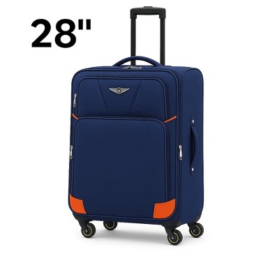 NEW YORK XPRESS XH-1717 LUGGAGE SOFTSIDE SUITCASE (20" 24" 28" 32") 28" NAVY