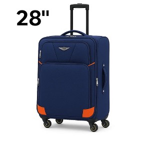 NEW YORK XPRESS XH-1717 LUGGAGE SOFTSIDE SUITCASE (20" 24" 28" 32") 28" NAVY - 1 of 4