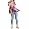 Women's Tie Dye Babydoll Top - umgee - 4 of 4