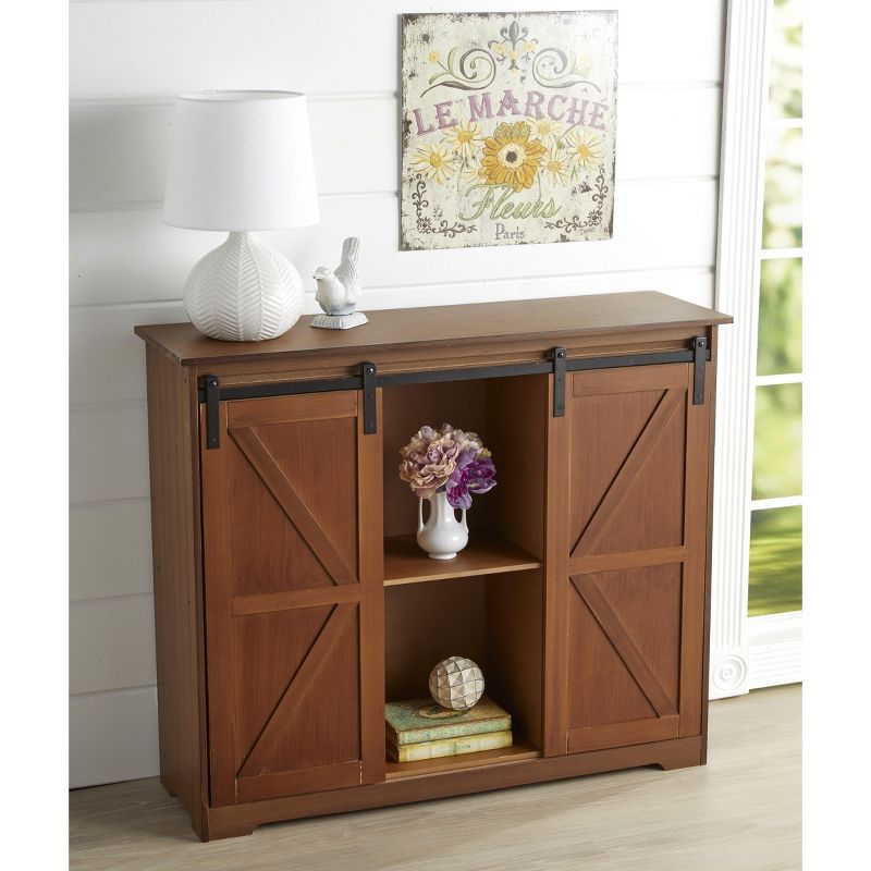 The Lakeside Collection Barn Door-Style Buffet Cabinets, 2 of 7