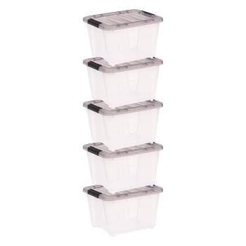 IRIS Stack and Pull Plastic Storage Bin