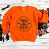 Simply Sage Market Trick Or Treat Circle Sweatshirt - 3 of 4
