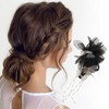 Unique Bargains Fashion Butterfly Tassel Hair Clips Hairdo Clip 1 Pc - 3 of 4