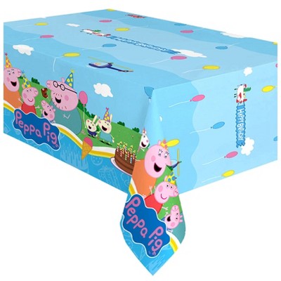 Treasures Gifted Peppa Pig Table Cover - Peppa Pig Party Supplies - 1 Pack