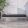 Pim Long Rectangle Bench W/ Arms  - Safavieh - 3 of 4