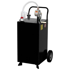 Fuel Caddy, Fuel Transfer Tank with Pump, Gas Storage Tank, Gasoline Diesel Fuel Container for Cars, Lawn Mowers, ATVs, Boats - 1 of 4