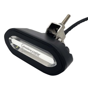 Shadowcaster Marine Lighting SCM-SL Bracket Mount Spreader Light - Black Housing - Full-Color Boat Equipment SCMSLBCCBK - 1 of 1