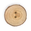 Dritz Sustainable Wood Grain Round Button 30mm Light Brown 3 Buttons - 4 of 4