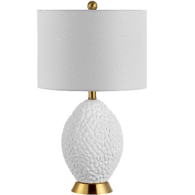 Kimli Table Lamp - White/Gold - Safavieh