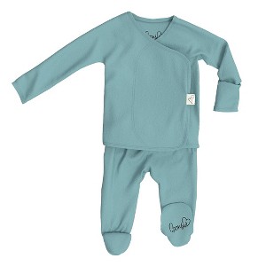 Bonsie Skin to Skin Babywear - Footie - Ripple - 1 of 4