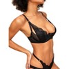 Adore Me Women's Kaia Quarter Cup Bra - 2 of 4