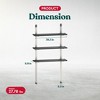 Keter 40 Inch All Weather Steel Utility Storage Shed Shelf Kit - 3 of 4