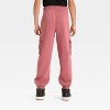 Boys' Mid-Rise Fleece Cargo Jogger Pants - art class™ - 2 of 3