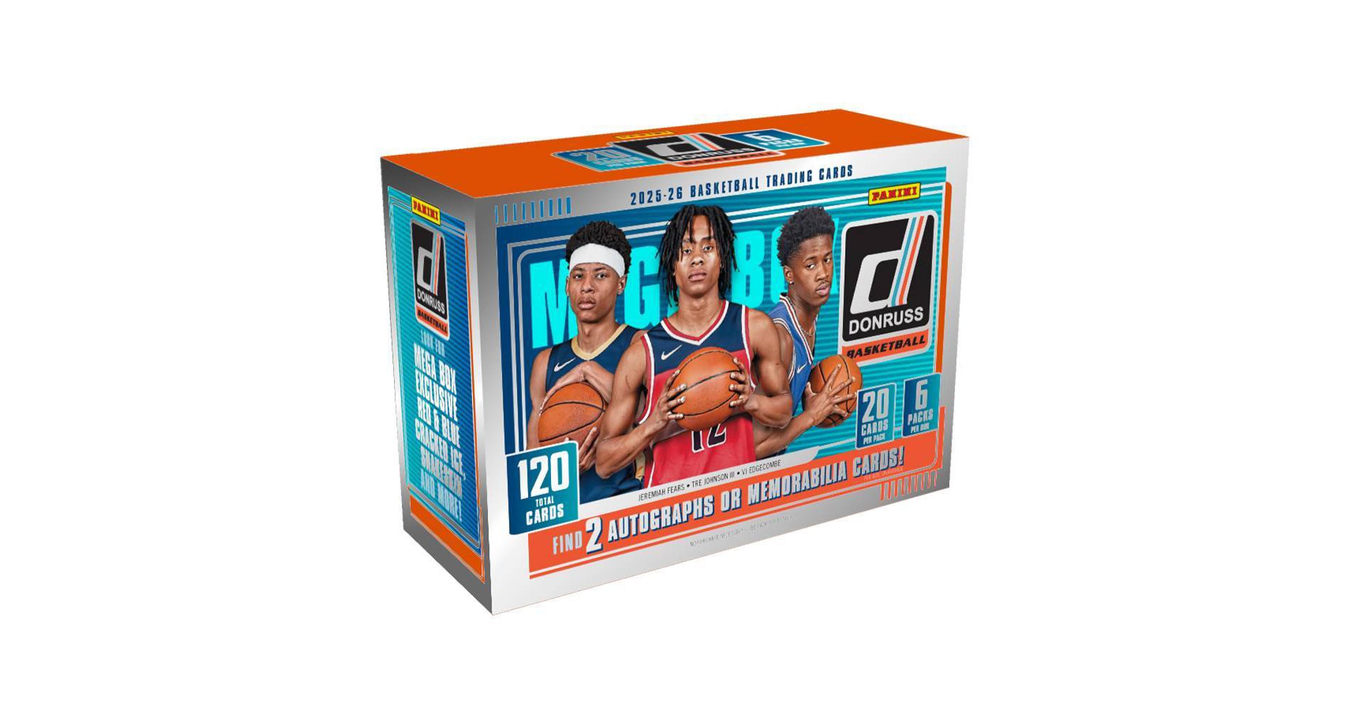 2025-26 Panini Donruss Basketball Trading Card Mega Box