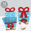 Big Dot of Happiness Farm Animals - Square Favor Gift Boxes - Barnyard Baby Shower or Birthday Party Bow Boxes - Set of 12 - 3 of 4