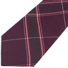 INSPIRE CHIC Plaid Woven Self-tied Striped Skinny Necktie 2.8" for College Graduation Campus 1 Pc - 4 of 4