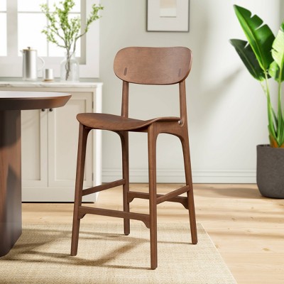 Boraam Solvang Wood Bar Stool
