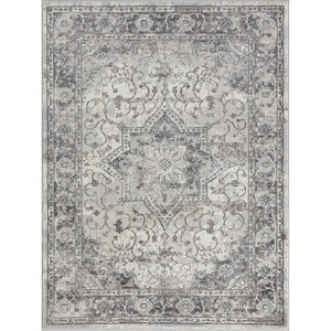 LIVN CO. Traditional Medallion Woven Medium Soft Pile Area Rug - 1 of 4