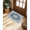 Washable Area Rug for Living Room, Bedroom, Dining, Vintage, Non-Slip, Stain-Resistant - 3 of 4