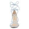 Allegra K Women's Back to College Strappy Straps Lace Up Chunky Heel Sandals - 3 of 4
