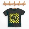 The Juniper Shop SmileyWorld Checkered Lightning Distressed Youth Short Sleeve Tee - 2 of 4