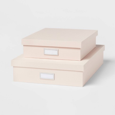 Small canvas store storage cubes