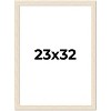 PosterPalooza | 23x32 Wide Barnwood Picture Frame, UV Acrylic, 6 Finishes - Grey, Brown, White, and Black - 2 of 4