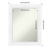 Amanti Art Sloped Non-Beveled Framed Bathroom Vanity Wall Mirror - 3 of 4