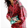 Women's EMMA Pink Floral Print Blouse - EMILY LOVELOCK - 2 of 4