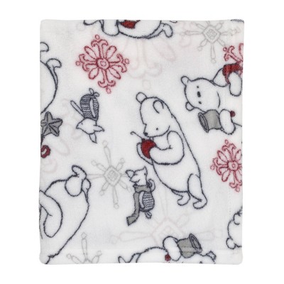 Image of Disney Classic Winnie The Pooh Super Soft Baby Blanket