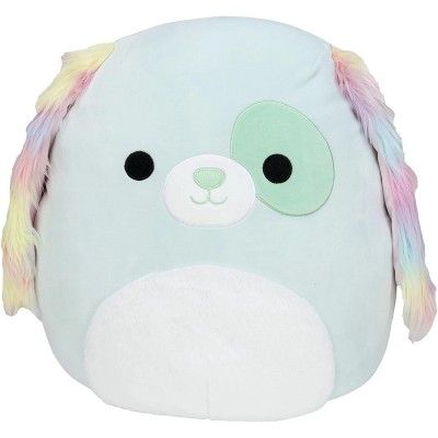 Squishmallow Large 16 Inch Demir the Dog - Official Kellytoy Plush - Soft and Squishy Puppy Stuffed Animal Toy - Great Gift for Kids, Girls & Boys